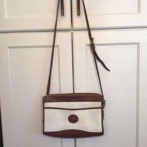 Dooney & Bourke white leather crossbody
